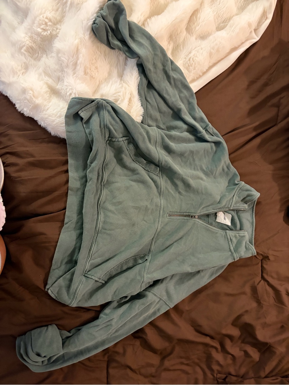 Aerie Sage Green Half-Zip